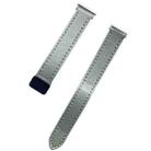 For Garmin Vivomove Luxe Slim Magnetic Buckle 20mm Microfiber Leather Watch Band(Avocado Green) - 2