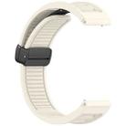 For Samsung Galaxy Watch 3 45mm Window Blind Magnetic Buckle 22mm Silicone Watch Band(Starlight) - 3