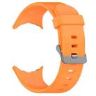 For Google Pixel Watch 3 45mm Solid Color Sports Silicone Watch Band(Orange) - 2