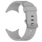 For Google Pixel Watch 3 45mm Solid Color Sports Silicone Watch Band(Grey) - 2