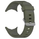 For Google Pixel Watch 3 45mm Solid Color Sports Silicone Watch Band(Army Green) - 2