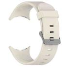 For Google Pixel Watch 3 45mm Solid Color Sports Silicone Watch Band(Starlight) - 2