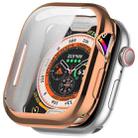 For Apple Watch Series 10 42mm All-inclusive Plating TPU Watch Case(Rose Gold) - 1