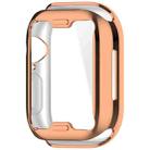 For Apple Watch Series 10 42mm All-inclusive Plating TPU Watch Case(Rose Gold) - 3