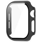 For Apple Watch Series 10 42mm Tempered Glass Film Integrated PC Watch Case(Black) - 2