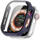 For Apple Watch Series 10 42mm Tempered Glass Film Integrated PC Watch Case(Midnight) - 1