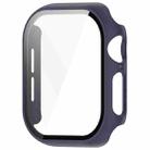 For Apple Watch Series 10 42mm Tempered Glass Film Integrated PC Watch Case(Midnight) - 2