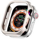 For Apple Watch Series 10 42mm Half Pack PC Hollow Watch Case(Starlight) - 1