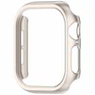 For Apple Watch Series 10 42mm Half Pack PC Hollow Watch Case(Starlight) - 2