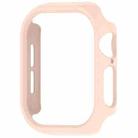 For Apple Watch Series 10 42mm Half Pack PC Hollow Watch Case(Pink) - 2