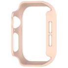 For Apple Watch Series 10 42mm Half Pack PC Hollow Watch Case(Pink) - 3