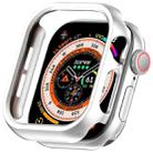 For Apple Watch Series 10 42mm Half Pack PC Hollow Watch Case(Silver) - 1