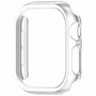 For Apple Watch Series 10 42mm Half Pack PC Hollow Watch Case(Silver) - 2