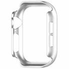 For Apple Watch Series 10 42mm Half Pack PC Hollow Watch Case(Silver) - 3