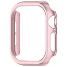 For For Apple Watch Series 10 46mm Half Pack PC Hollow Watch Case(Rose Gold) - 2