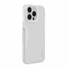 For iPhone 14 Pro Max ENKAY Hat-Prince Translucent Matte TPU Soft Phone Case(White) - 1