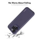 For iPhone 15 Pro Max ENKAY Hat-Prince Translucent Matte TPU Phone Case with Lens Film(Blue) - 3