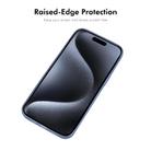 For iPhone 15 Plus ENKAY Hat-Prince Translucent Matte TPU Phone Case with Lens Film(Blue) - 2