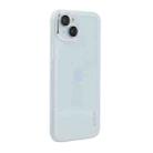 For iPhone 15 ENKAY Hat-Prince Translucent Matte TPU Phone Case with Lens Film(White) - 1