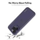 For iPhone 14 Pro Max ENKAY Hat-Prince Translucent Matte TPU Phone Case with Lens Film(Purple) - 3