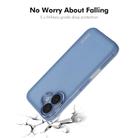 For iPhone 16 ENKAY Hat-Prince Translucent Matte TPU Phone Case with Lens Film(Blue) - 3