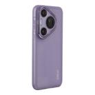 For Huawei Pura 70 Pro / 70 Pro+ ENKAY Hat-Prince Translucent Matte TPU Phone Case with Lens Film(Purple) - 1