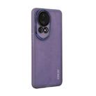 For Huawei nova 12 ENKAY Hat-Prince Translucent Matte TPU Phone Case with Lens Film(Purple) - 1