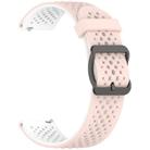 For Xiaomi Watch S4 Sport Liquid Two Color Silicone Watch Band(Pink White) - 3