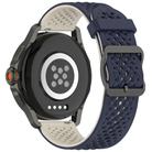 For Xiaomi Watch S4 Sport Liquid Two Color Silicone Watch Band(Midnight Blue Starlight) - 2