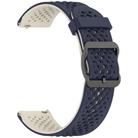 For Xiaomi Watch S4 Sport Liquid Two Color Silicone Watch Band(Midnight Blue Starlight) - 3