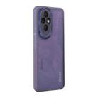 For Honor 200 ENKAY Hat-Prince Translucent Matte TPU Phone Case with Lens Film(Purple) - 1