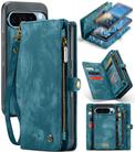 For Google Pixel 9 Pro XL CaseMe 008 Detachable Multifunctional Leather Phone Case(Blue) - 1