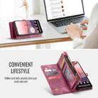 For Google Pixel 9a CaseMe 008 Detachable Multifunctional Leather Phone Case(Wine Red) - 3