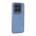 For Xiaomi 14 Pro ENKAY Hat-Prince Translucent Matte TPU Phone Case with Lens Film(Blue) - 1