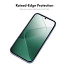 For Xiaomi 14 Pro ENKAY Hat-Prince Translucent Matte TPU Phone Case with Lens Film(Blue) - 2