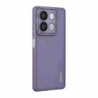 For Redmi Note 13R Pro ENKAY Hat-Prince Translucent Matte TPU Phone Case with Lens Film(Purple) - 1