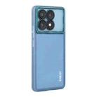 For Redmi K70 Ultra ENKAY Hat-Prince Translucent Matte TPU Phone Case with Lens Film(Blue) - 1