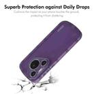 For Huawei Pura 70 ENKAY Hat-Prince Translucent Matte TPU Shockproof Phone Case(Purple) - 3