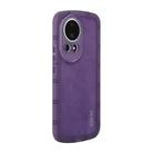 For Huawei nova 12 Pro ENKAY Hat-Prince Translucent Matte TPU Shockproof Phone Case(Purple) - 1