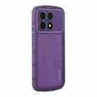 For Redmi K70 Ultra ENKAY Hat-Prince Translucent Matte TPU Shockproof Phone Case(Purple) - 1