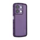 For Redmi Note 13 5G ENKAY Hat-Prince Translucent Matte TPU Shockproof Phone Case(Purple) - 1