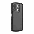 For Redmi Note 13 5G ENKAY Hat-Prince Translucent Matte TPU Shockproof Phone Case(Black) - 1
