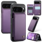 For Google Pixel 9 Pro XL CaseMe C22 Card Slots Holder RFID Anti-theft Phone Case(Purple) - 1