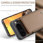 For Google Pixel 9 Pro XL CaseMe C22 Card Slots Holder RFID Anti-theft Phone Case(Brown) - 3