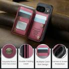 For Google Pixel 9 / 9 Pro CaseMe C22 Card Slots Holder RFID Anti-theft Phone Case(Wine) - 2