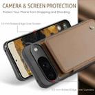 For Google Pixel 9 / 9 Pro CaseMe C22 Card Slots Holder RFID Anti-theft Phone Case(Brown) - 3