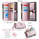 For Google Pixel 9 Pro XL CaseMe C36 Card Slots Zipper Wallet RFID Anti-theft Leather Phone Case(Pink) - 2