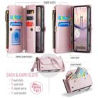 For Google Pixel 9 / 9 Pro CaseMe C36 Card Slots Zipper Wallet RFID Anti-theft Leather Phone Case(Pink) - 2