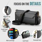 For Google Pixel 9a CaseMe C36 Card Slots Zipper Wallet RFID Anti-theft Leather Phone Case(Black) - 3