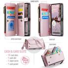 For Google Pixel 9a CaseMe C36 Card Slots Zipper Wallet RFID Anti-theft Leather Phone Case(Pink) - 2